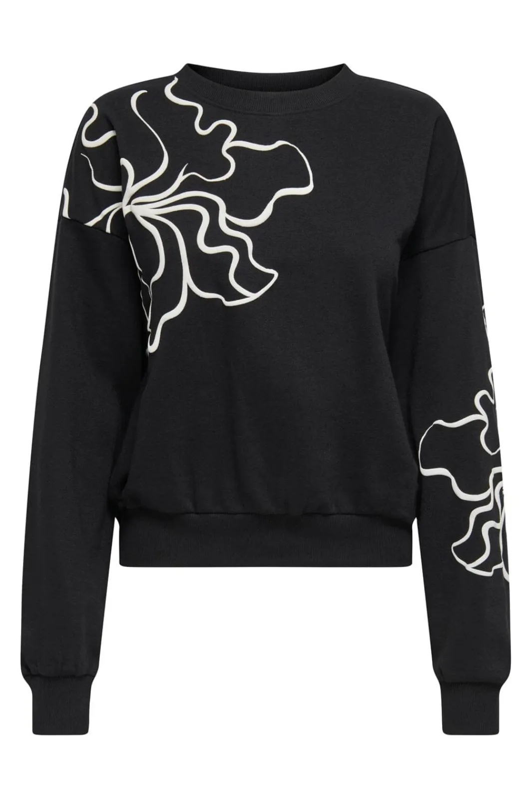 Only Sweatsæt & Comfy Wear|Bluser & Skjorter<Onlodessa L/S O-Neck Box Ub Swt