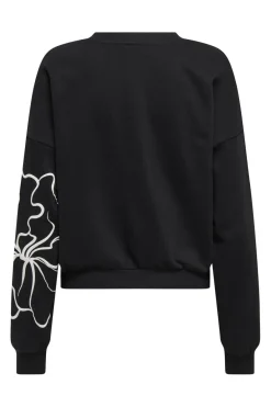 Only Sweatsæt & Comfy Wear|Bluser & Skjorter<Onlodessa L/S O-Neck Box Ub Swt