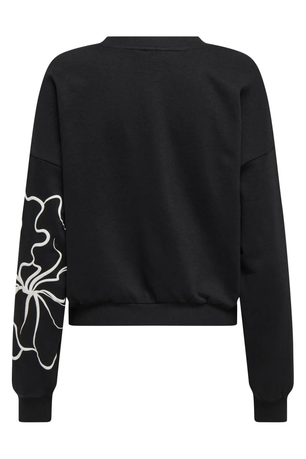 Only Sweatsæt & Comfy Wear|Bluser & Skjorter<Onlodessa L/S O-Neck Box Ub Swt