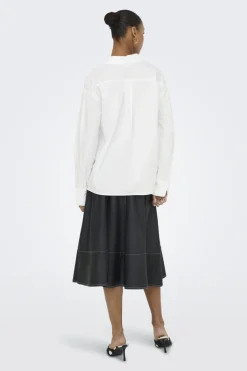 Only Bluser & Skjorter|Ammevenligt Tøj<Onlpanama Ls Sequines Mix Shirt