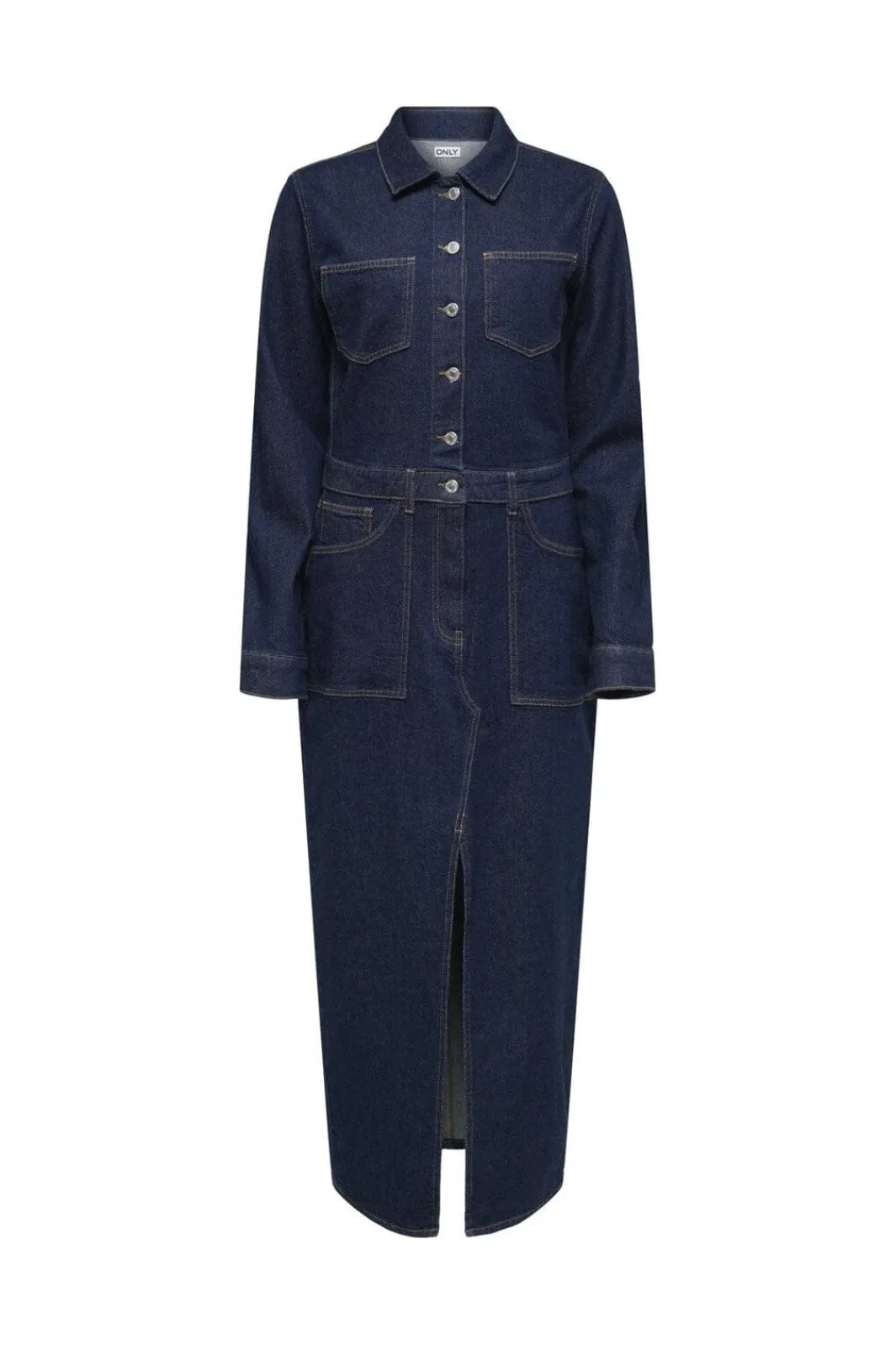 Only Kjoler|Ammevenligt Tøj<Onlphilly Ls Maxi Dress Azg
