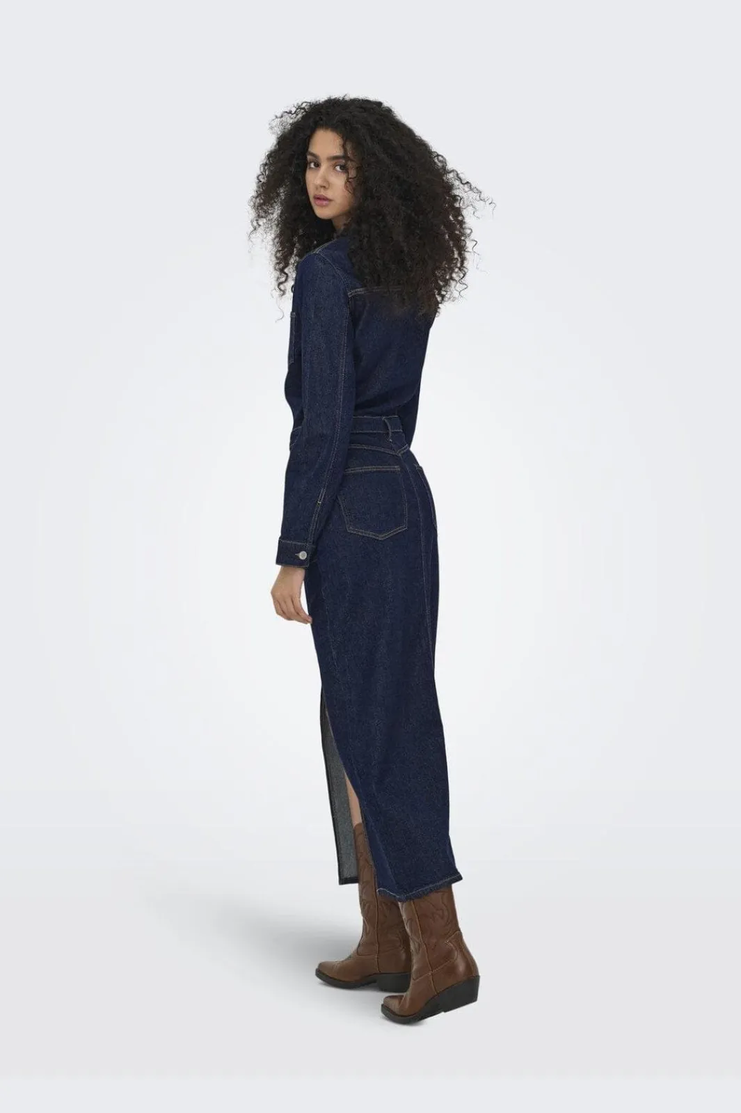 Only Kjoler|Ammevenligt Tøj<Onlphilly Ls Maxi Dress Azg
