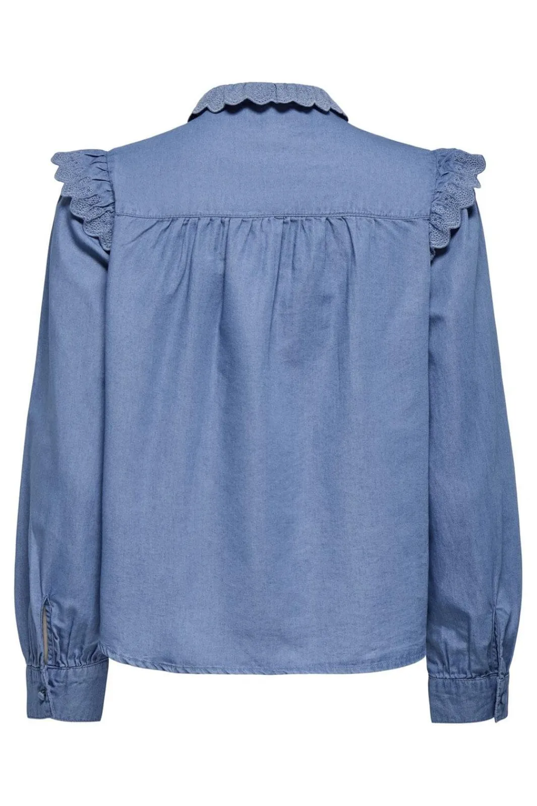 Only Bluser & Skjorter|Ammevenligt Tøj<Onlpiper L/S Emb Frill Shirt Qyt