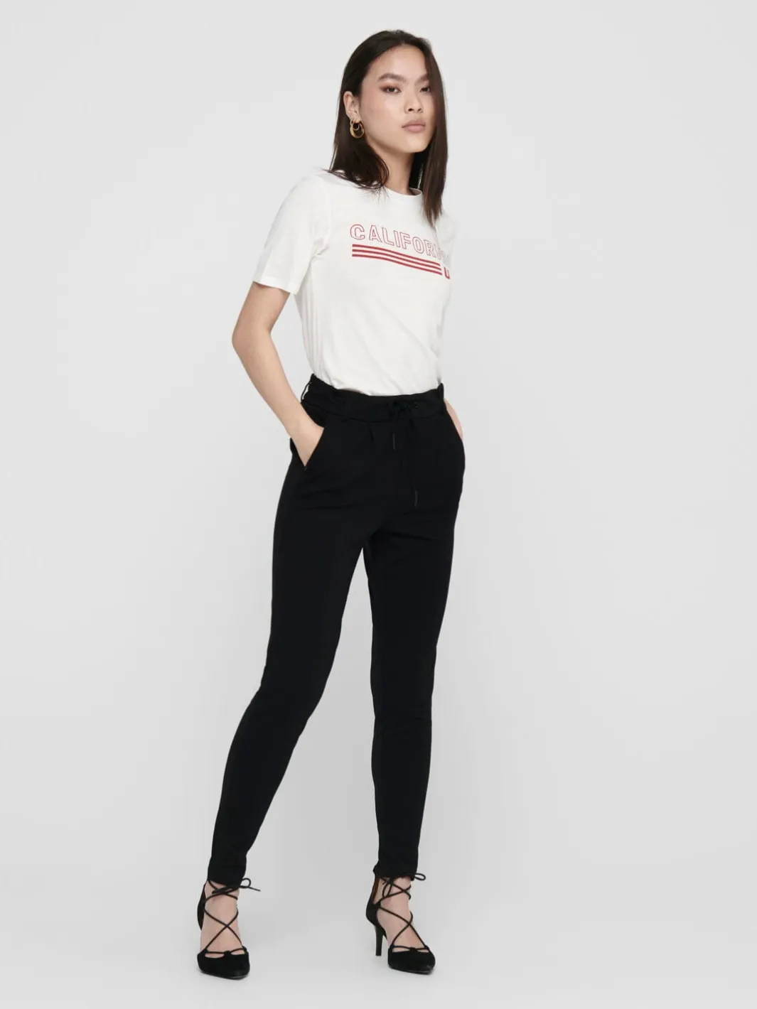 Outlet Onlpoptrash Life Easy Col Pant Bukser, Jeans & Leggings