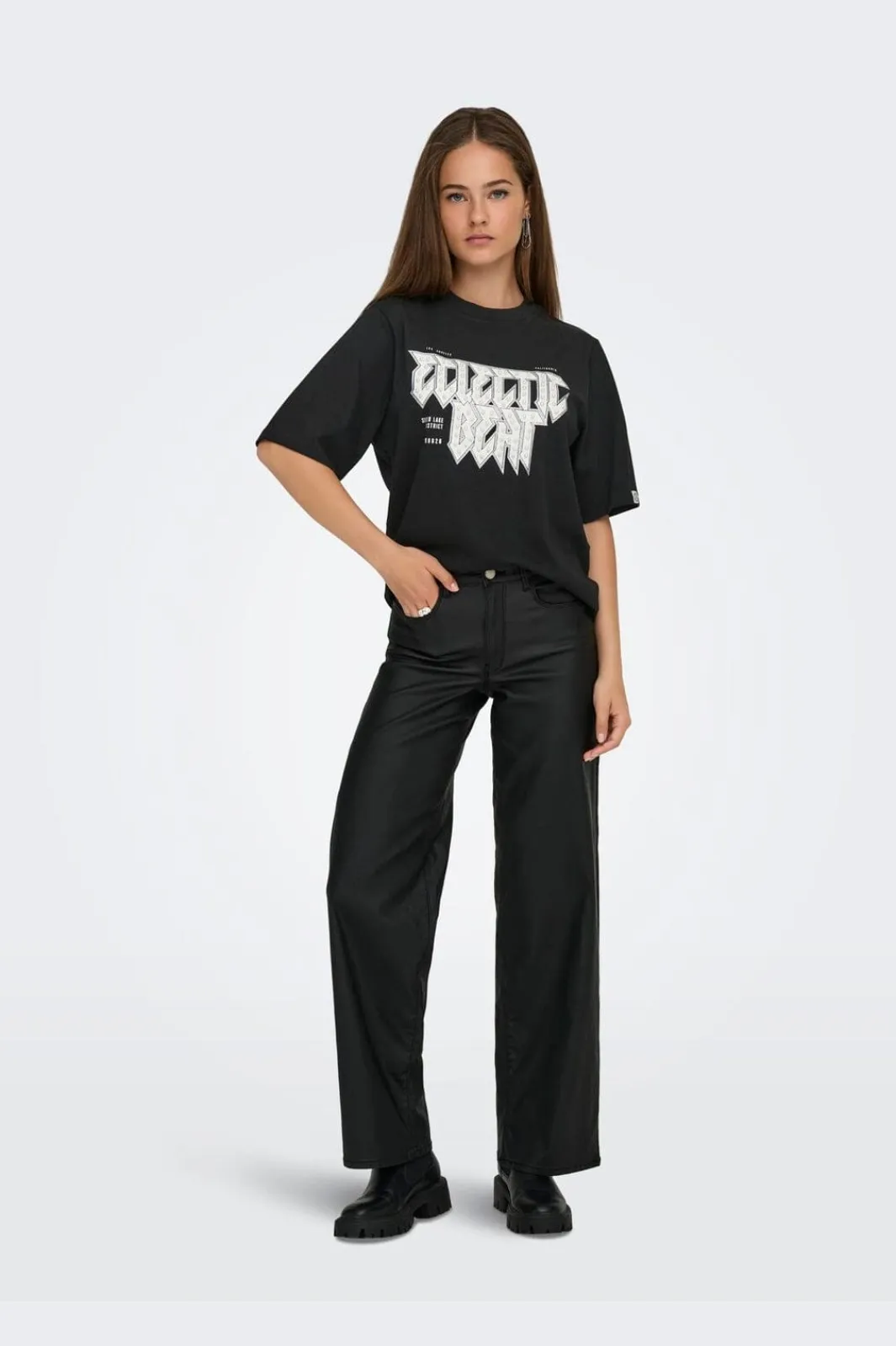 Only T-Shirts & Toppe<Onlpuri Life S/S Top Box Pri