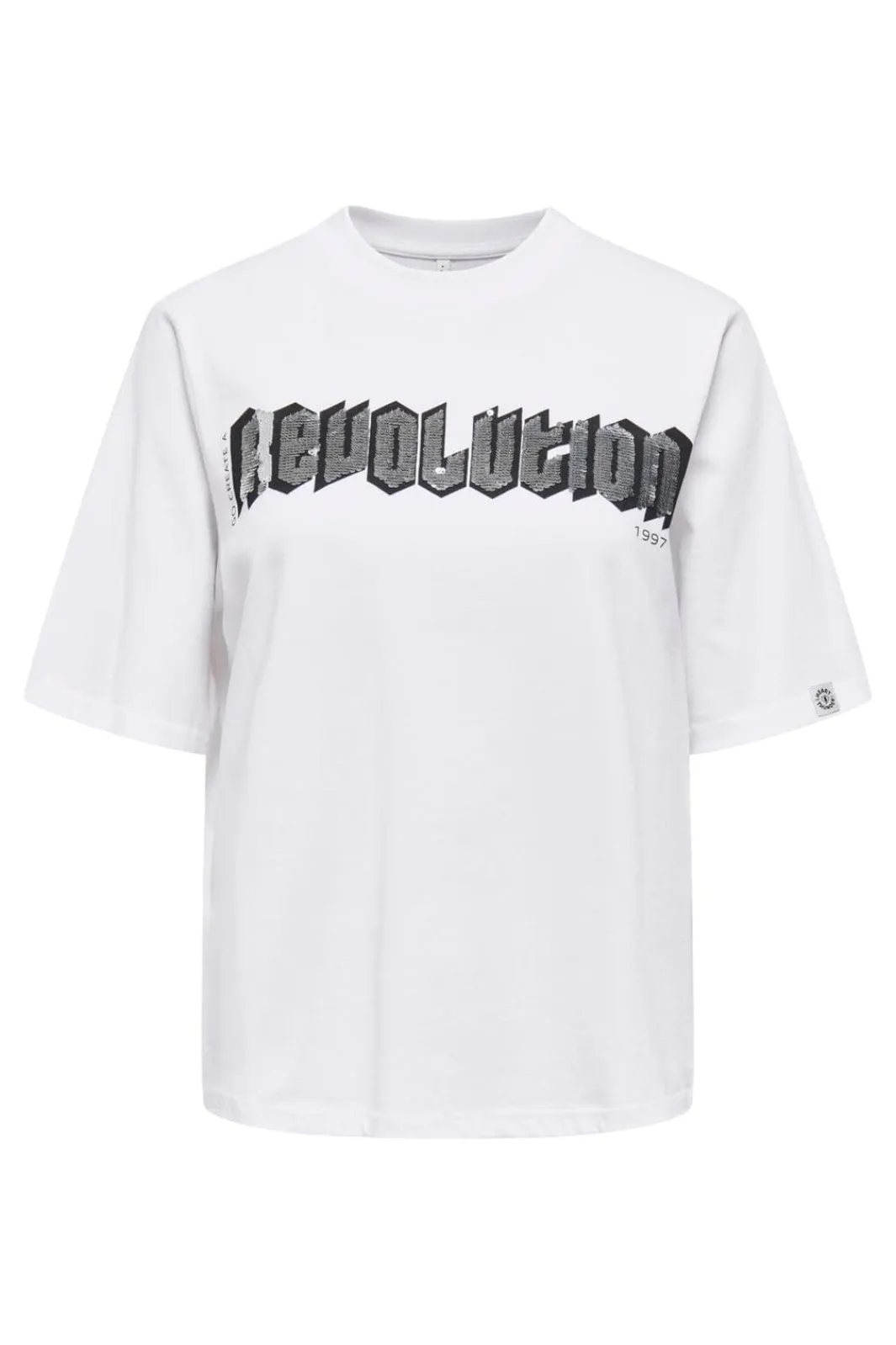 Clearance Onlpuri Life S/S Top Box Pri T-Shirts & Toppe