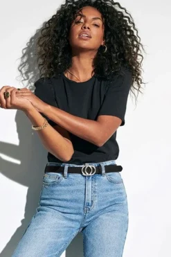Clearance Onlrasmi Faux Leather Jeans Belt Bælter