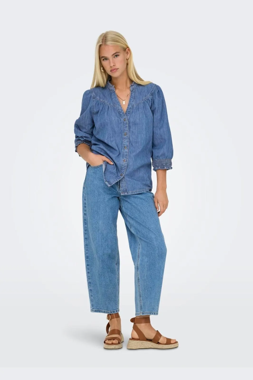 Only Bluser & Skjorter<Onlraya 3/4 Shirt Akm