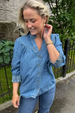 Only Bluser & Skjorter|Ammevenligt Tøj<Onlraya 3/4 Shirt Akm