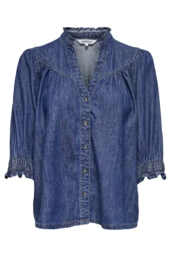 Only Bluser & Skjorter|Ammevenligt Tøj<Onlraya 3/4 Shirt Akm