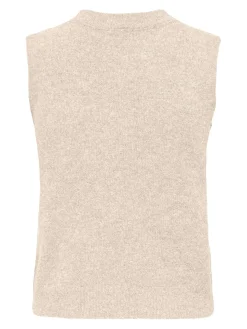Discount Onlrenata Sl O-Neck Pearl Vest Knt Veste