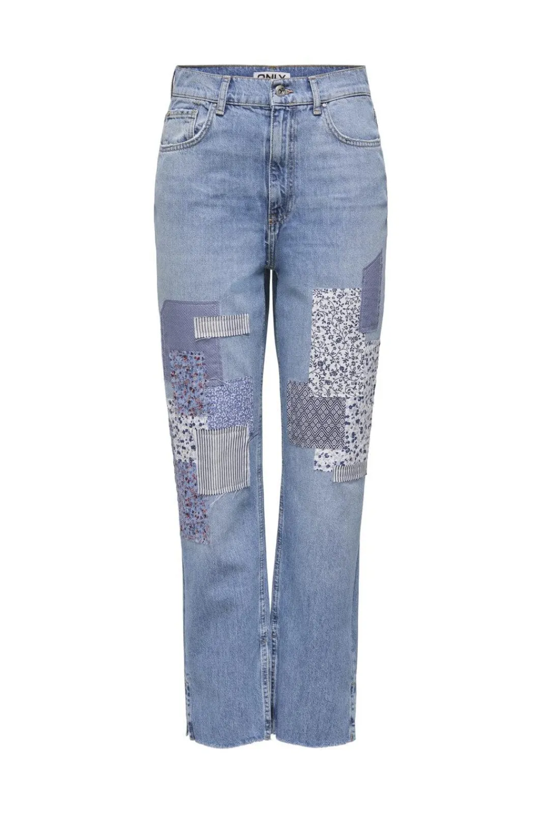 Outlet Onlrobyn Str Reg Lank Patch Slit Bukser, Jeans & Leggings