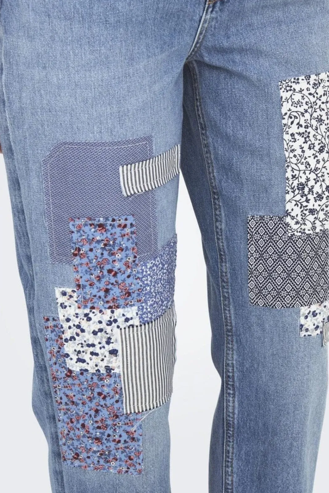 Outlet Onlrobyn Str Reg Lank Patch Slit Bukser, Jeans & Leggings