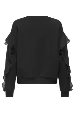 Only Sweatsæt & Comfy Wear|Bluser & Skjorter<Onlscarlet L/S Flounce Swt