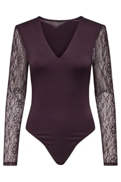 Only Nattøj & Lingeri|Bluser & Skjorter<Onlsia V-Neck L/S Lace Body Acc
