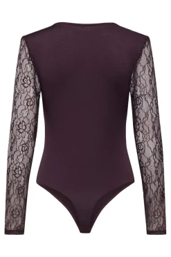 Only Nattøj & Lingeri|Bluser & Skjorter<Onlsia V-Neck L/S Lace Body Acc