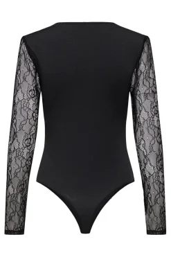 Onlsia V-Neck L/S Lace Body Acc Nattøj & Lingeri|Bluser & Skjorter