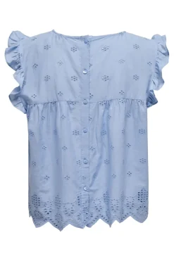 Only T-Shirts & Toppe<Onlsilla Life S/L Frill Top 15213398