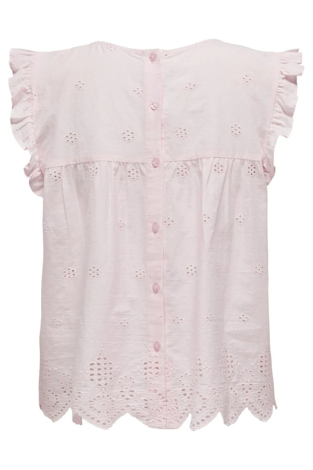 Sale Onlsilla Life S/L Frill Top 15213398 T-Shirts & Toppe