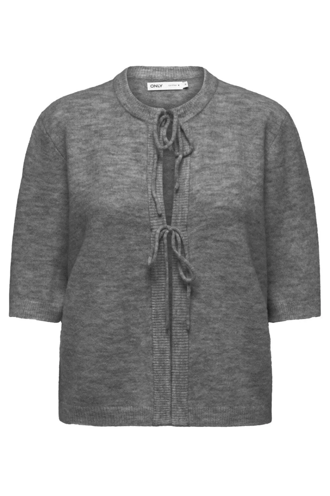 New Onlsimoni 2/4 Bow Cardigan Knt Cardigans|Ammevenligt Tøj