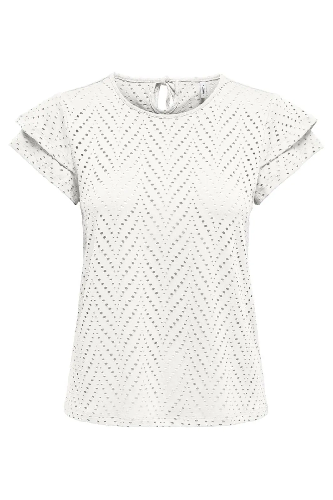 Only T-Shirts & Toppe<Onlsmilla S/S O-Neck Frill Top