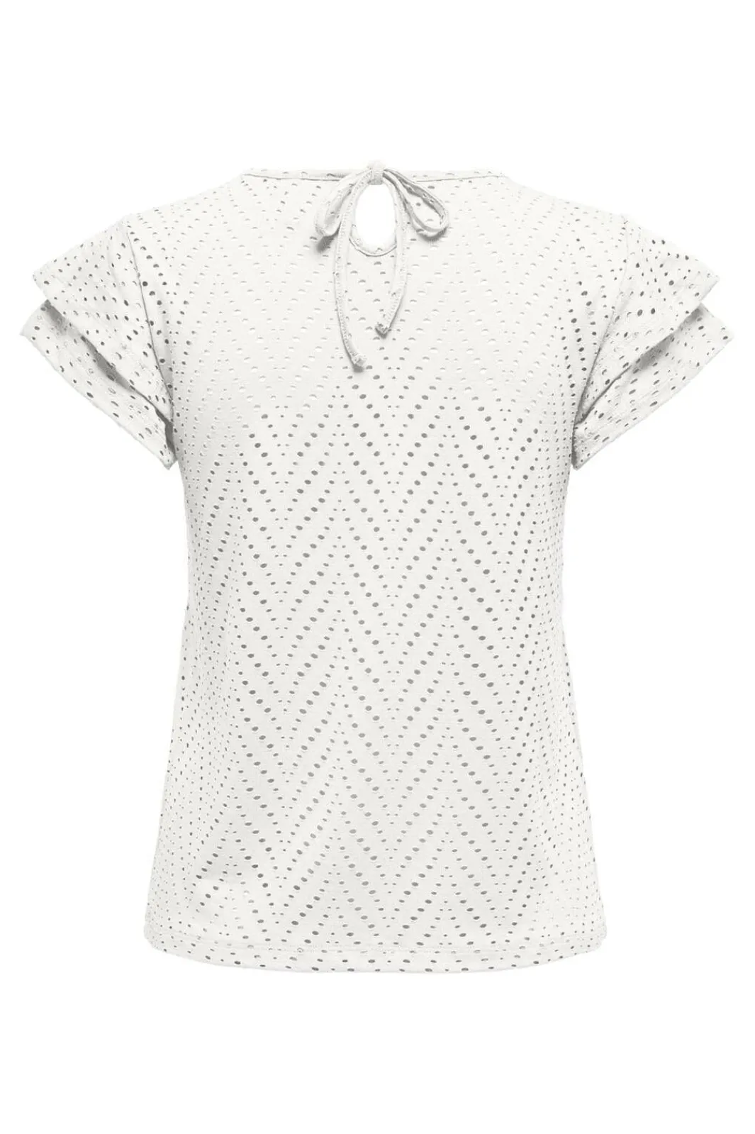 Only T-Shirts & Toppe<Onlsmilla S/S O-Neck Frill Top