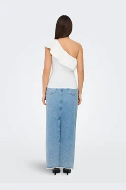 New Onlsoffy One Shoulder Mix Top Box T-Shirts & Toppe