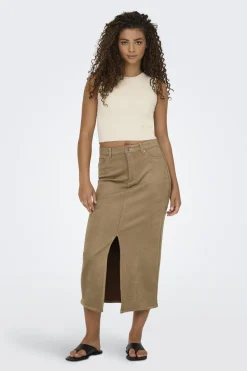 Only Nederdele<Onlstina Life Faux Suede Skirt Cc