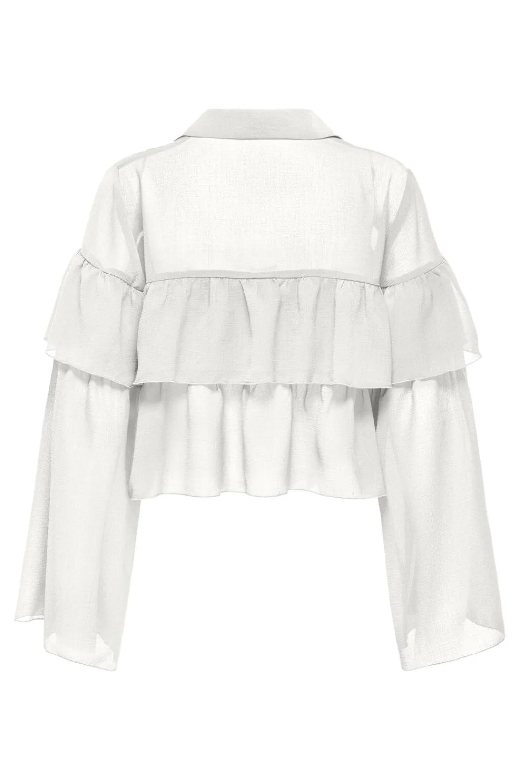 Only Bluser & Skjorter<Onlsuzzi L/S Frill Tie Top Ox