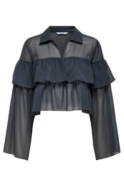 Online Onlsuzzi L/S Frill Tie Top Ox Bluser & Skjorter