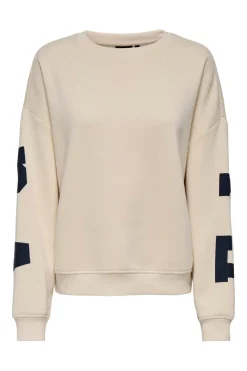 Onlsweat L/S Back/Sleeve Print Swt Sweatsæt & Comfy Wear|Bluser & Skjorter