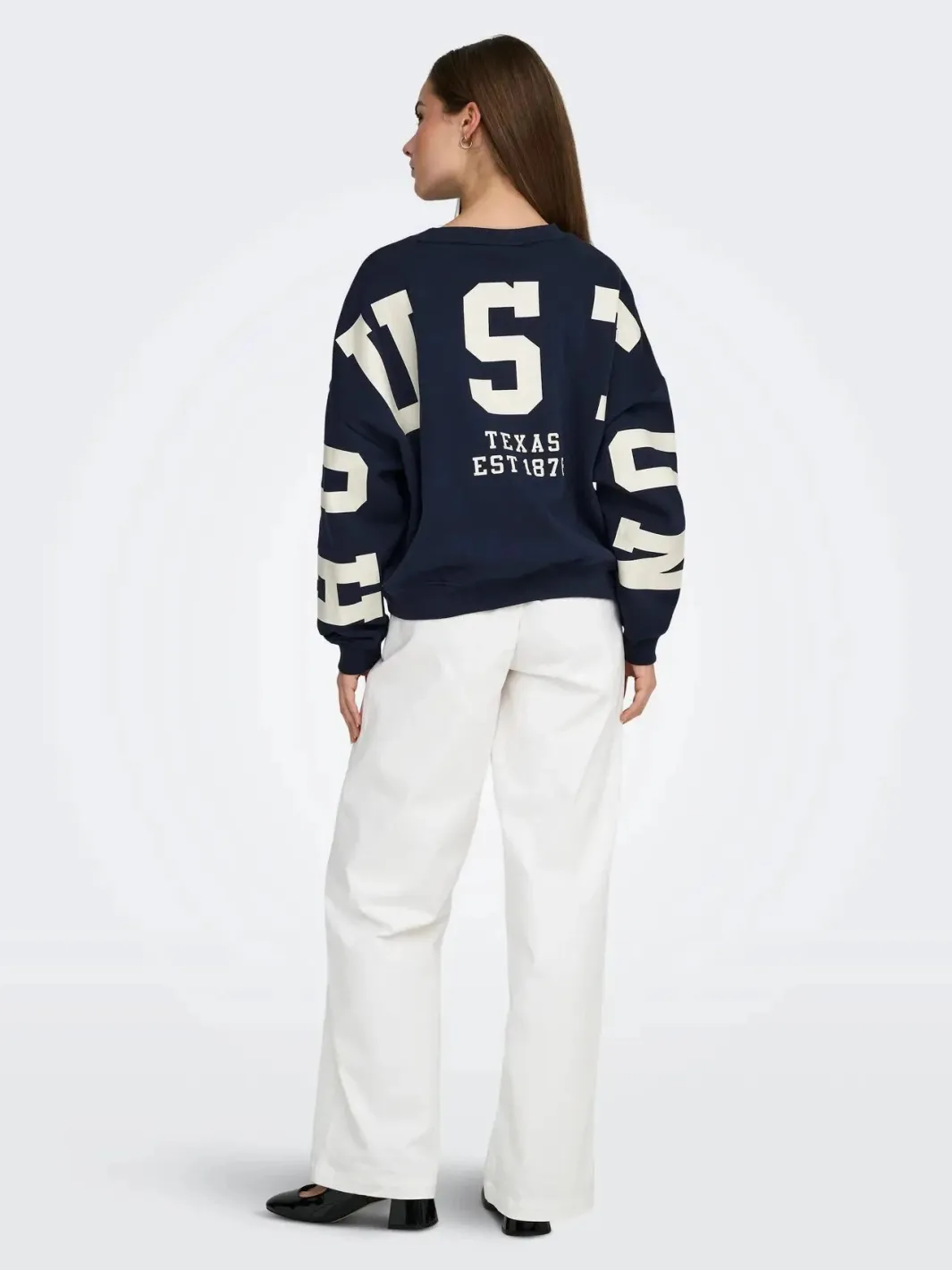 Only Sweatsæt & Comfy Wear|Bluser & Skjorter<Onlsweat L/S Back/Sleeve Print Swt