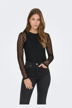 Only Nattøj & Lingeri|Bluser & Skjorter<Onlsyrene Lace Body Acc