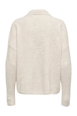 Only Strik|Bluser & Skjorter<Onltalio Ls Polo Neck Bf Knt