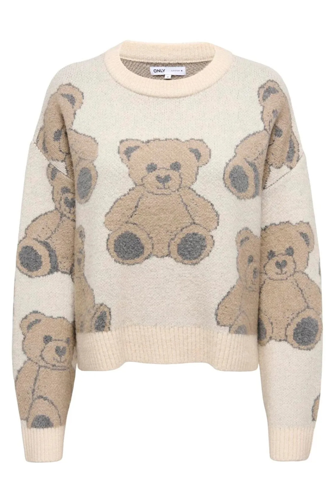 Online Onlted Ls Jq O-Neck Knt Strik|Bluser & Skjorter