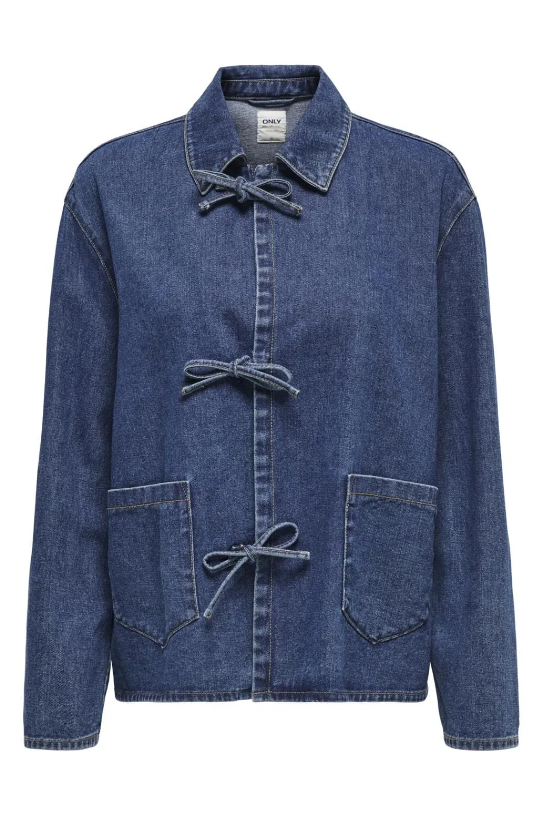 Hot Onlthille L/S Tie Jacket Gua Overtøj & Jakker|Ammevenligt Tøj
