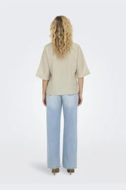 Outlet Onltokyo Life Ss Linen Bl Shirt Bluser & Skjorter|Ammevenligt Tøj