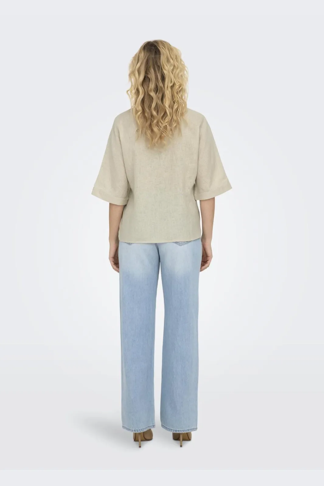 Outlet Onltokyo Life Ss Linen Bl Shirt Bluser & Skjorter|Ammevenligt Tøj