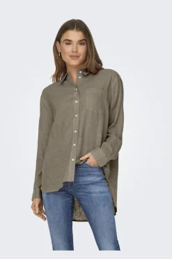 Sale Onltokyo L/S Lin Bl Shirt Bluser & Skjorter|Ammevenligt Tøj