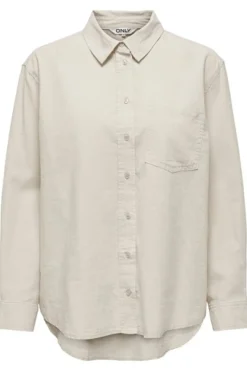 Only Bluser & Skjorter|Ammevenligt Tøj<Onltokyo L/S Linen Blend Shirt