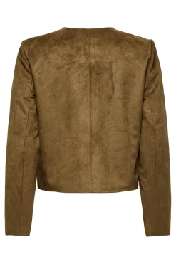 Only Overtøj & Jakker<Onltulip Faux Suede Button Jacket