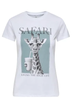 Discount Onlvibe Life S/S Glasses Top Box T-Shirts & Toppe