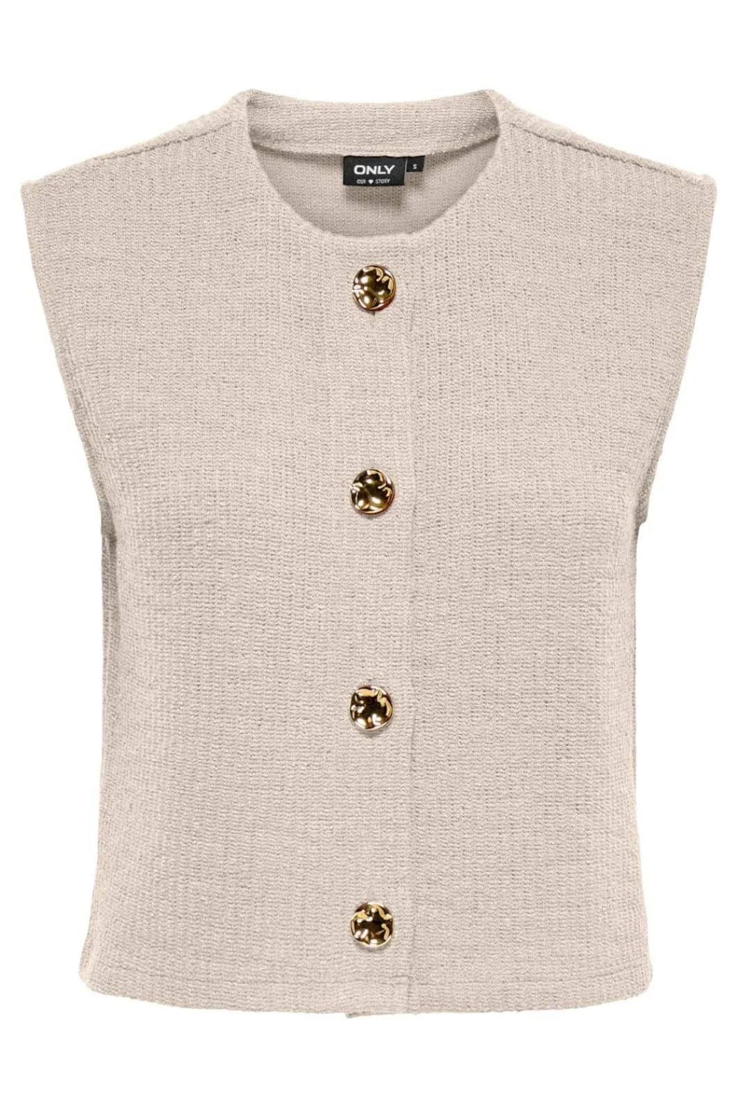 Only Veste|Sweatsæt & Comfy Wear<Onlvicki Button Vest Swt