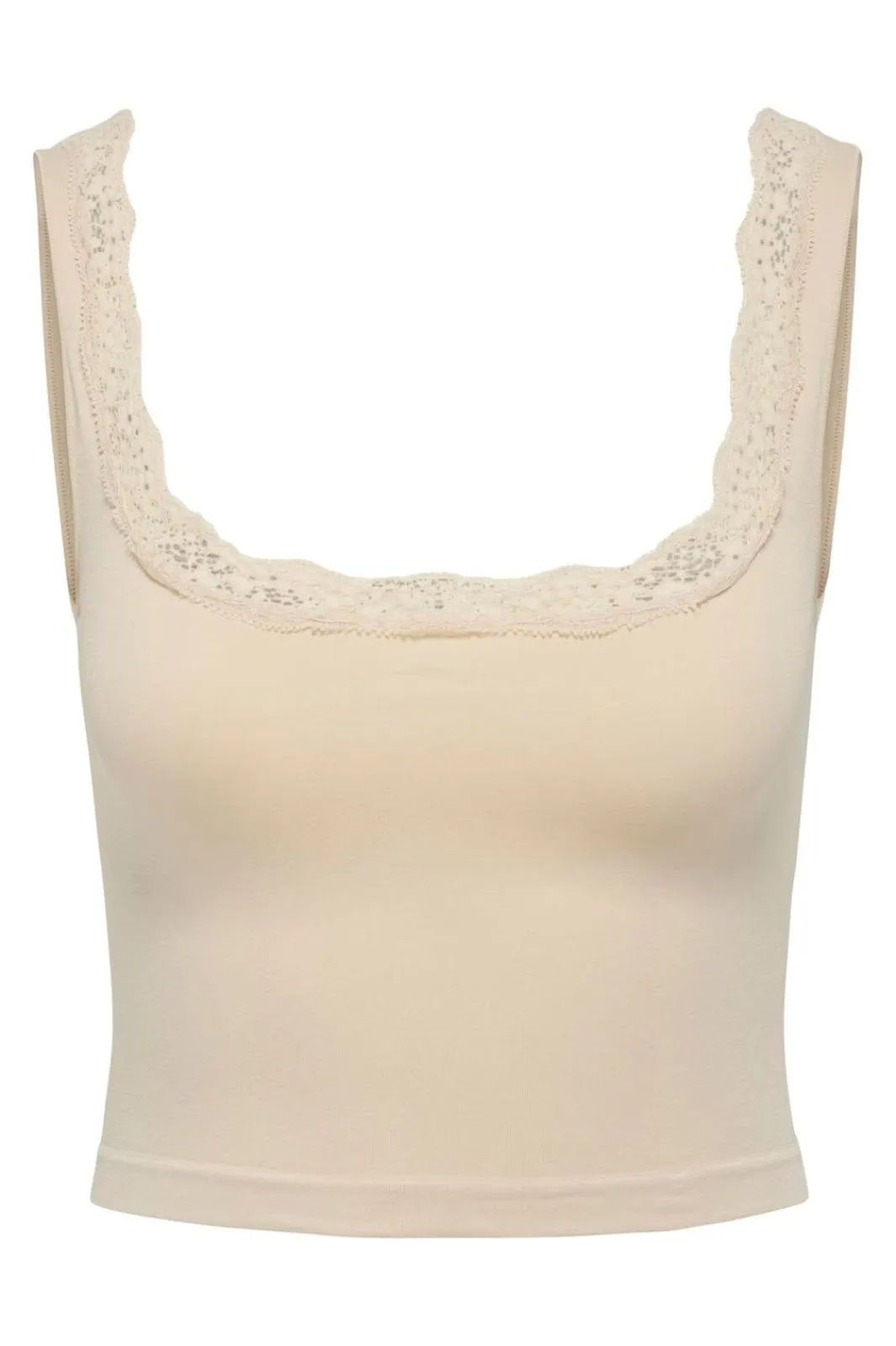 Only Nattøj & Lingeri<Onlvicky Lace Singlet Square Neck Acc