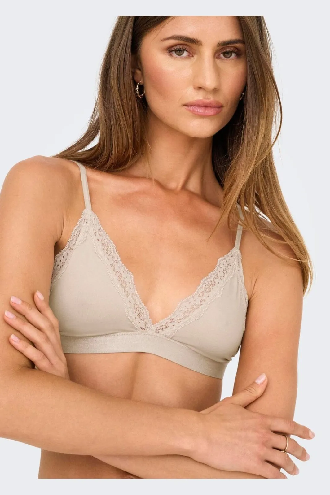 Only Nattøj & Lingeri<Onlvicky Lace Unpadded Bralette Acc