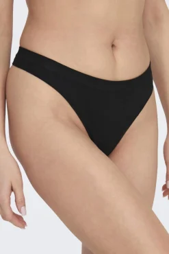 Sale Onlvicky Rib Seamless Thong Acc Nattøj & Lingeri