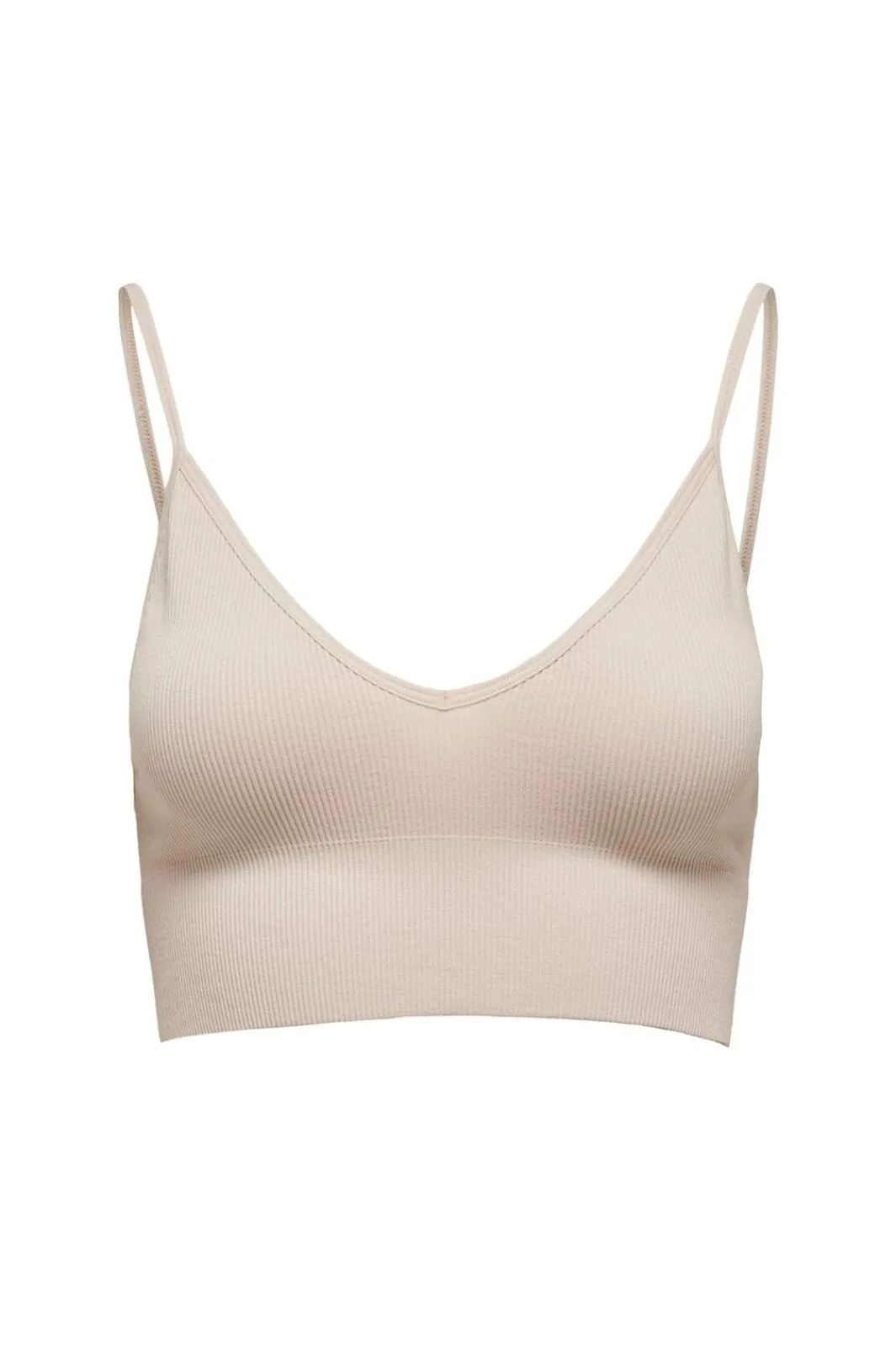 Only Nattøj & Lingeri<Onlvicky Rib Seamless Vneck Top Acc