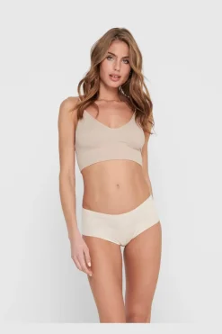 Only Nattøj & Lingeri<Onlvicky Rib Seamless Vneck Top Acc