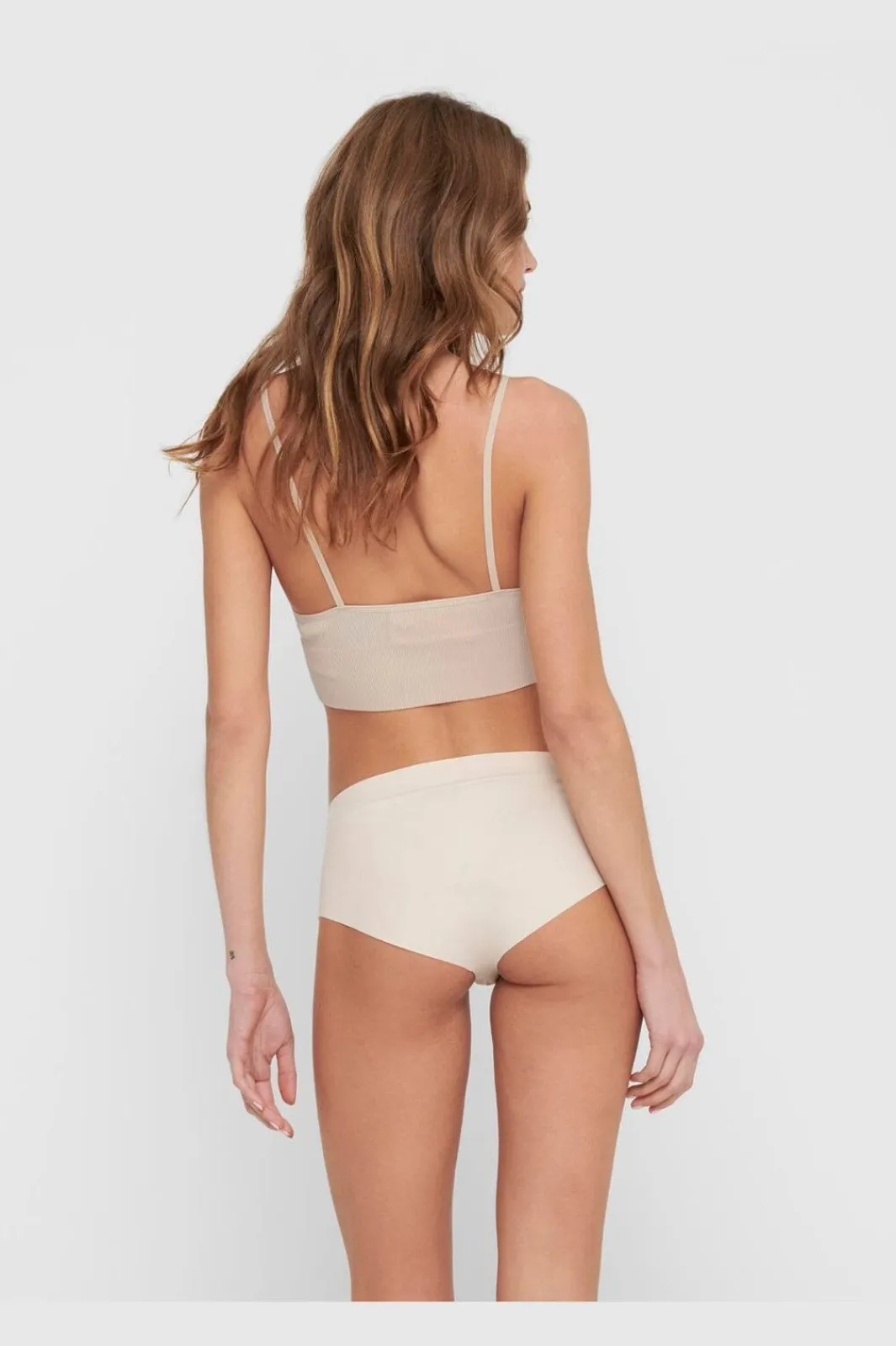 Only Nattøj & Lingeri<Onlvicky Rib Seamless Vneck Top Acc