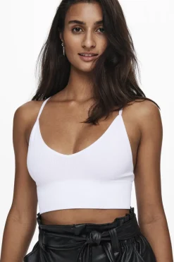 Outlet Onlvicky Rib Seamless Vneck Top Acc Nattøj & Lingeri